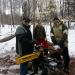 Wood splitting....need the Forest Stewardship Council certified wood to burn in our evaporator!