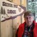 The one and only "Silver Fox" with the official Silver Fox Lodge sign.